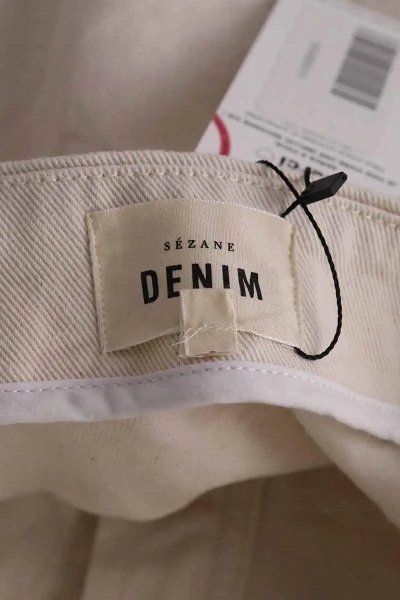 Jupe Sézane Beige en Coton