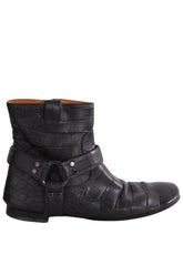 Boots Louis Vuitton Noir en Cuir, taille 39 - Seconde Main