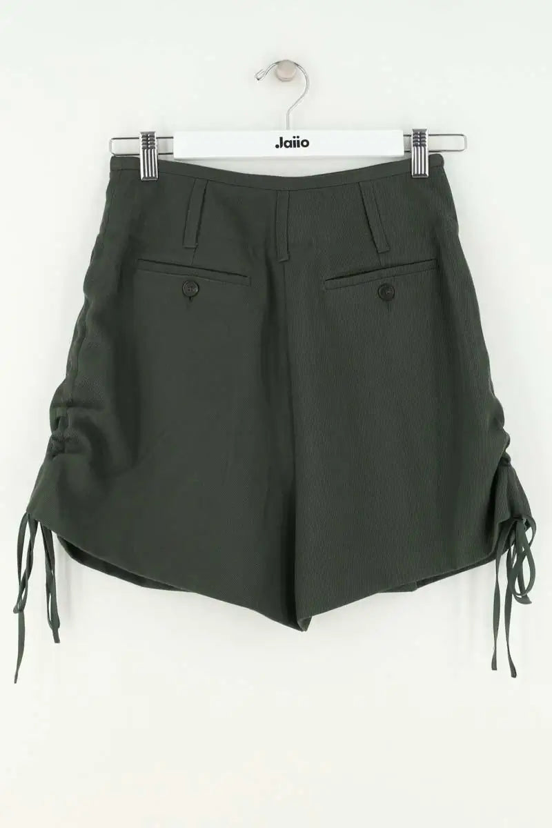 Mini short Max Mara Kaki en Synthétique