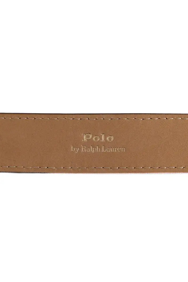Ceinture Ralph Lauren Camel en Cuir