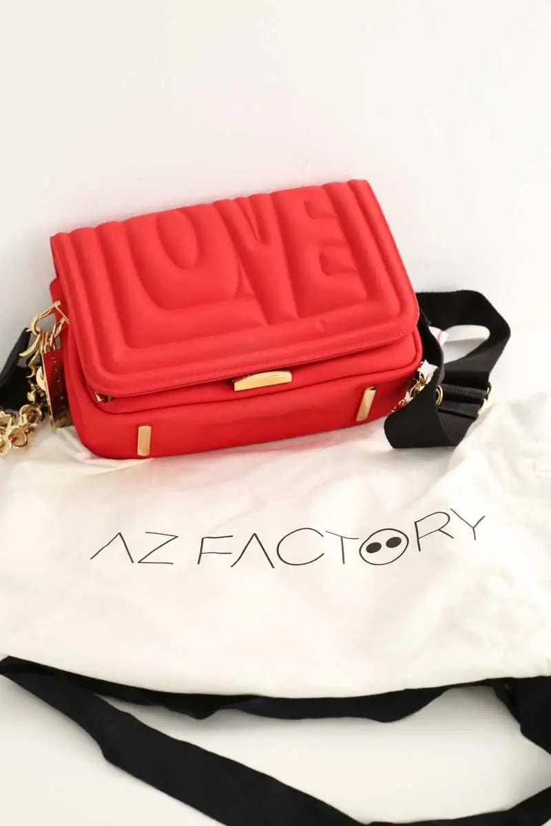 Sac à bandoulière AZ Factory  Rouge