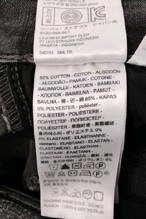 Jean slim Levi's  Gris
