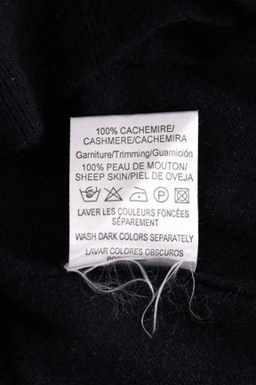 Cardigan Sandro Marine en Cachemire