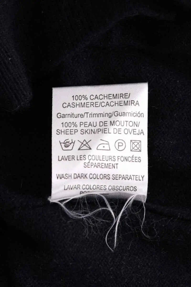 Cardigan Sandro Marine en Cachemire
