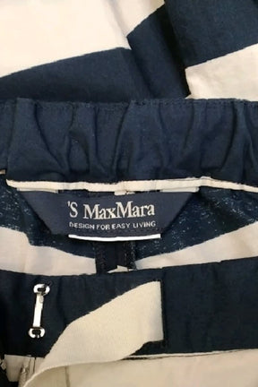 Pantalon large Max Mara  Marine