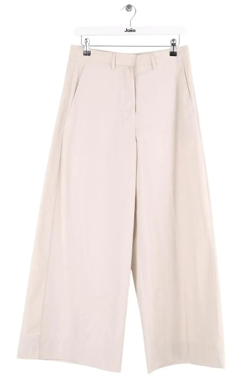 Pantalon Max Mara Beige en Coton, taille S - Seconde Main