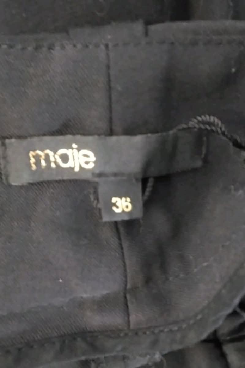 Pantalon droit Maje  Noir