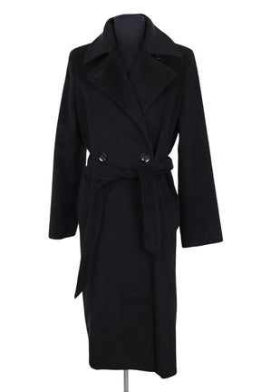 Manteau Max Mara Noir en Laine, taille S - Seconde Main