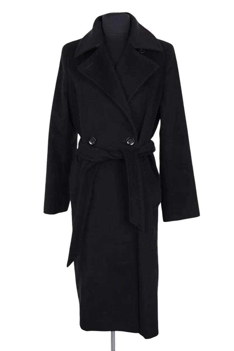 Manteau Max Mara Noir en Laine, taille S - Seconde Main