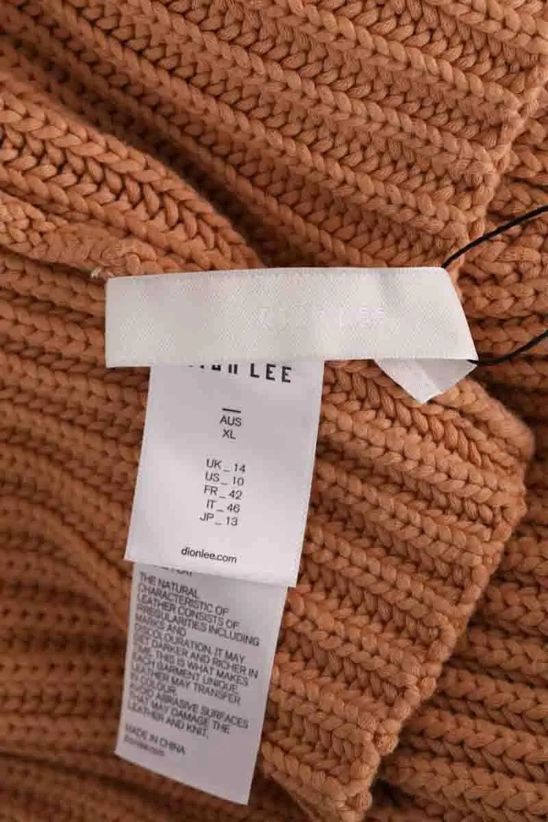 Pull Dion Lee Camel en Coton