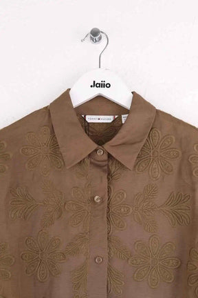 Chemise Tommy Hilfiger Marron en Viscose