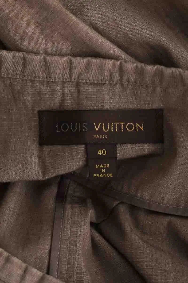 Jupe Louis Vuitton Marron en Coton