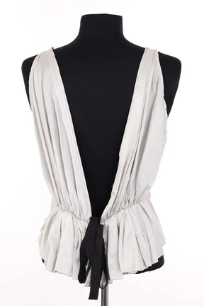 Blouse kalita Gris en Soie