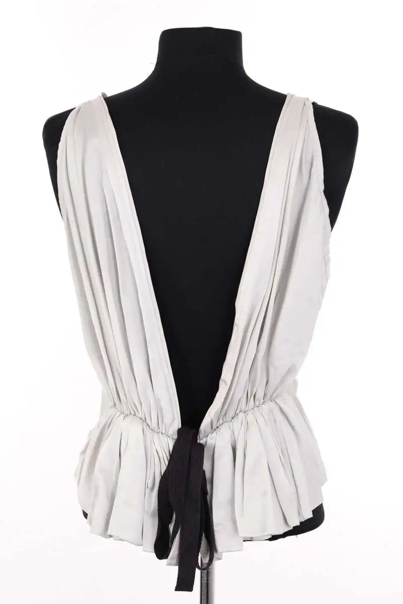 Blouse kalita Gris en Soie