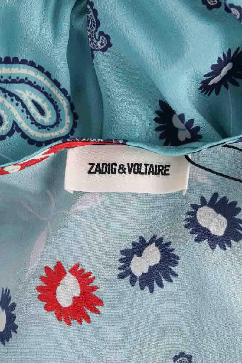 Robe Zadig & Voltaire Vert en Soie