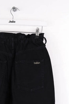 Jean droit Ba&Sh Noir en Coton