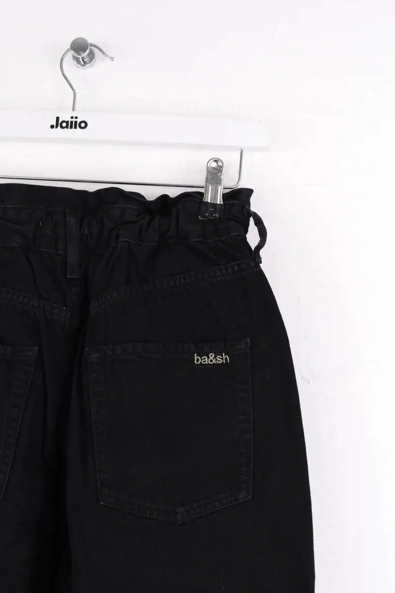 Jean droit Ba&Sh Noir en Coton