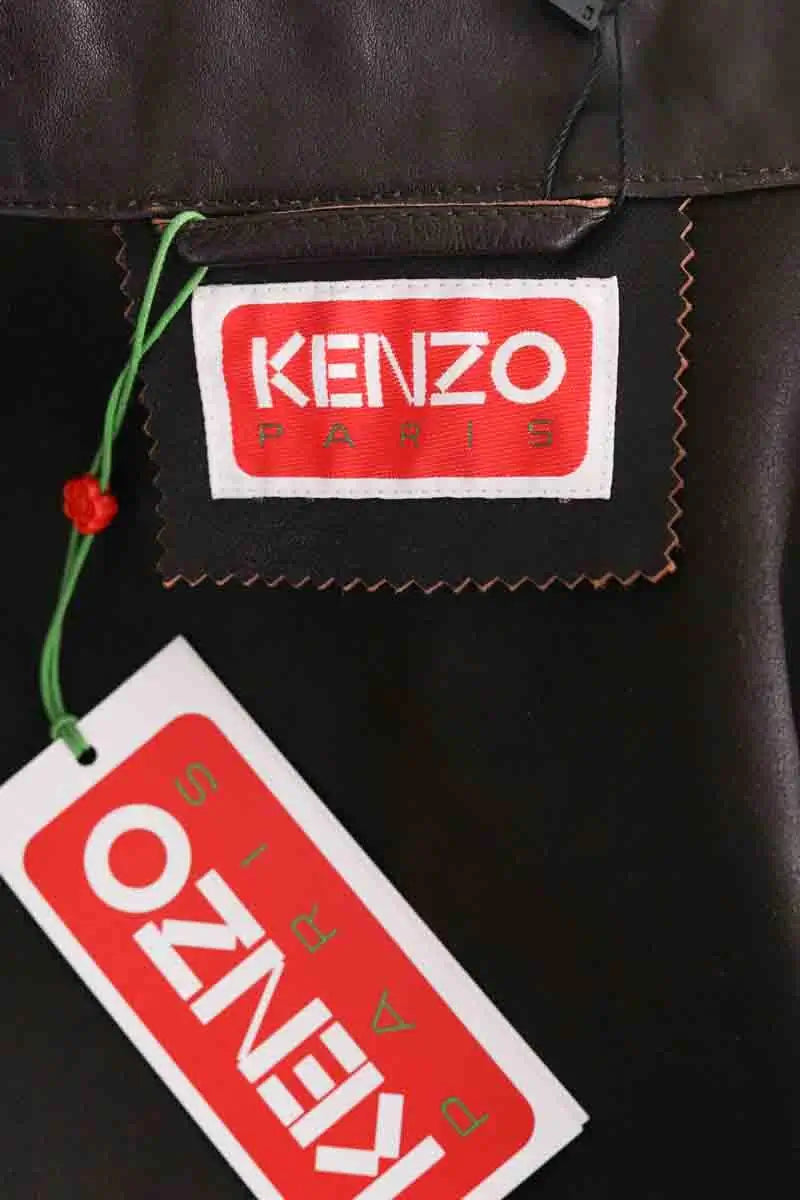 Veste Kenzo Marron en Cuir