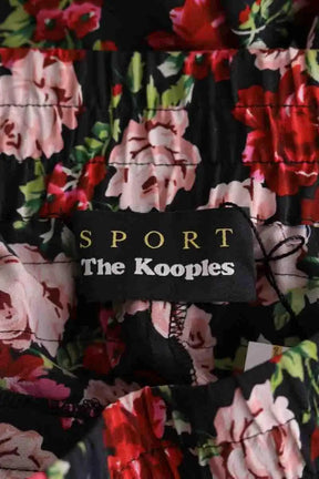 Pantalon droit The Kooples Multicolore en Soie