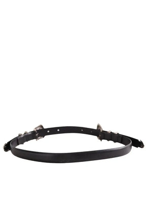 Ceinture The Kooples Noir en Cuir