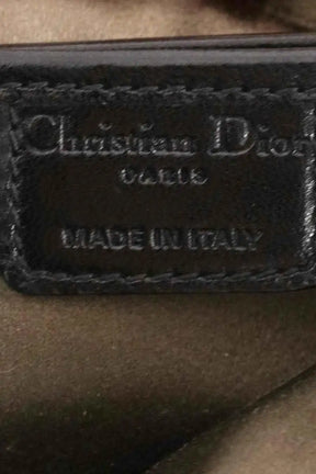 Pochette Dior Noir en Cuir