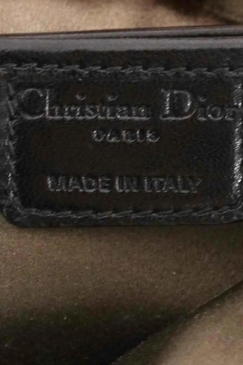 Pochette Dior Noir en Cuir