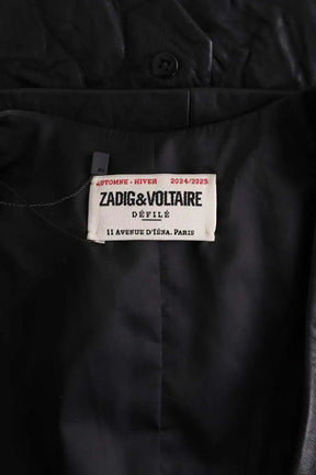 Gilet Zadig & Voltaire Noir en Cuir