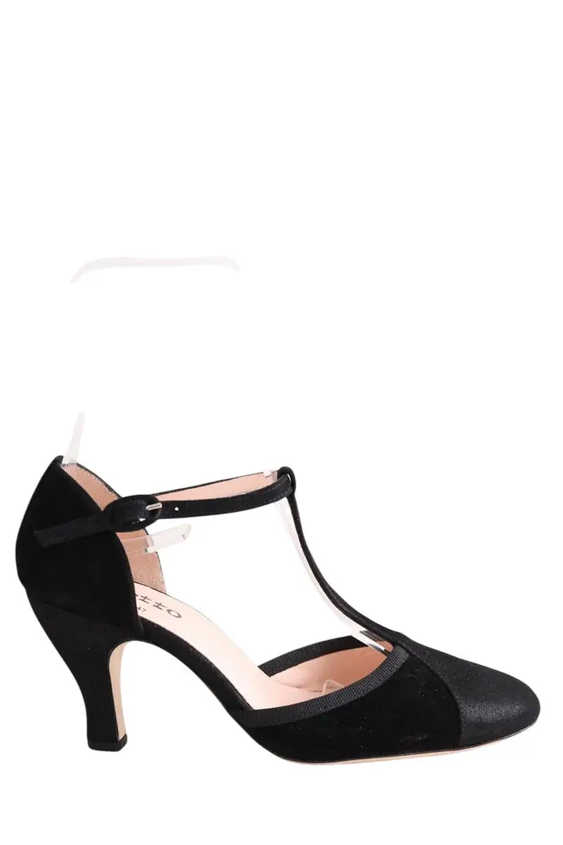Talons Repetto Noir en Cuir, taille 37 - Seconde Main