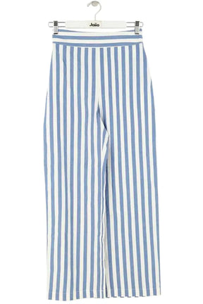 Pantalon Sézane Bleu en Coton, taille XS - Seconde Main