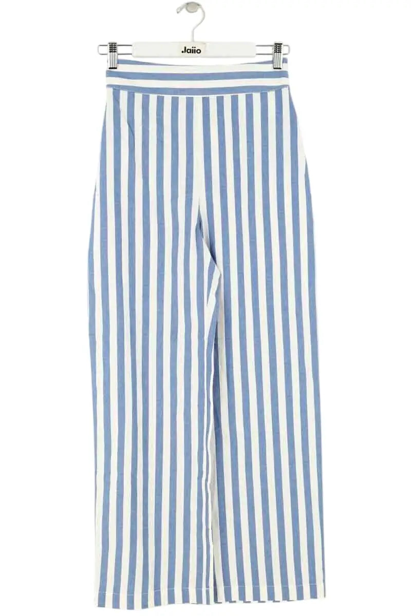 Pantalon Sézane Bleu en Coton, taille XS - Seconde Main