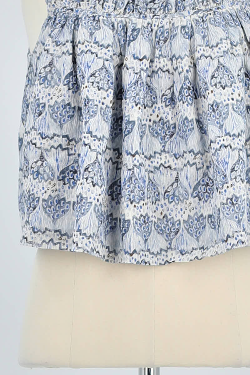 Top sans manche Antik Batik  Bleu