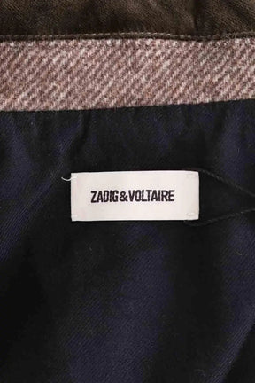 Manteau Zadig & Voltaire Mad chine Marron en Laine