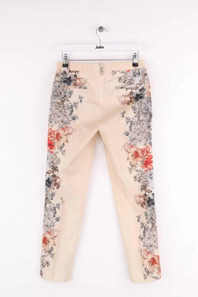 Pantalon droit Marella Beige en Viscose