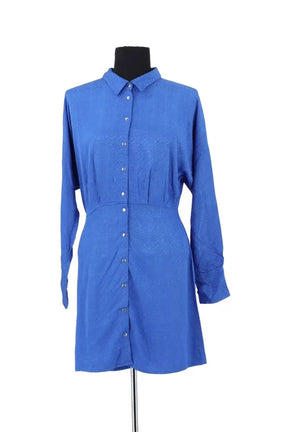 Robe Balzac Bleu en Synthétique, taille M - Seconde Main