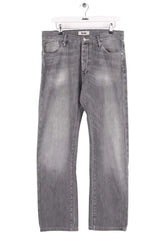 Jean droit Acne Studios Gris en Coton, taille L - Seconde Main