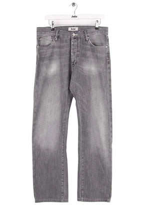 Jean droit Acne Studios Gris en Coton, taille L - Seconde Main