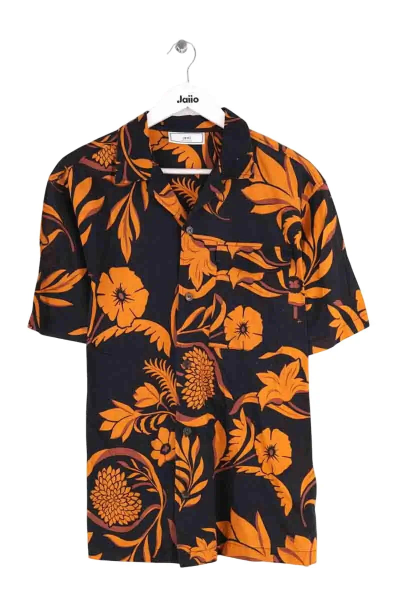 Chemise Ami Noir en Coton, taille L - Seconde Main