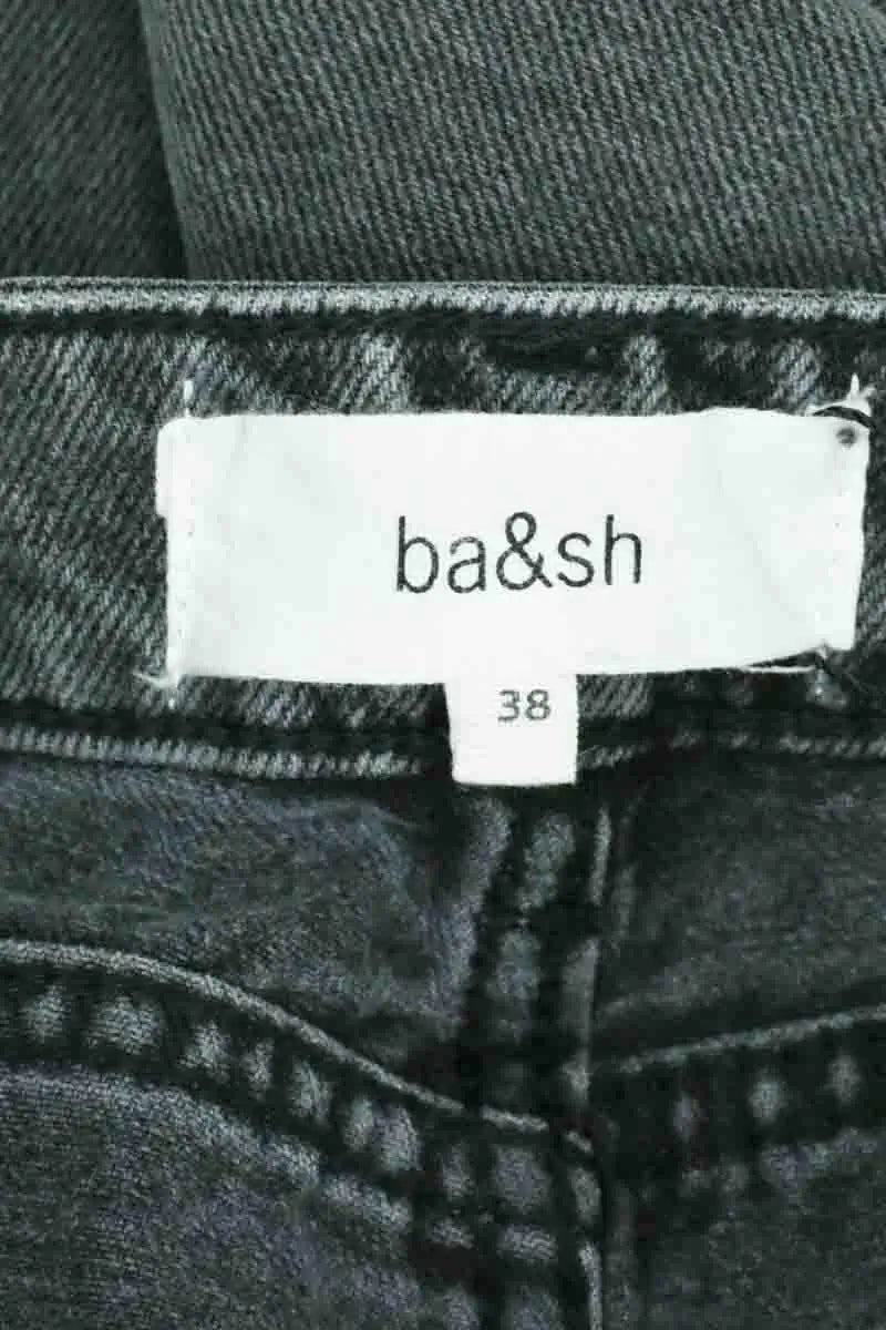Jean large Ba&Sh Gris en Coton