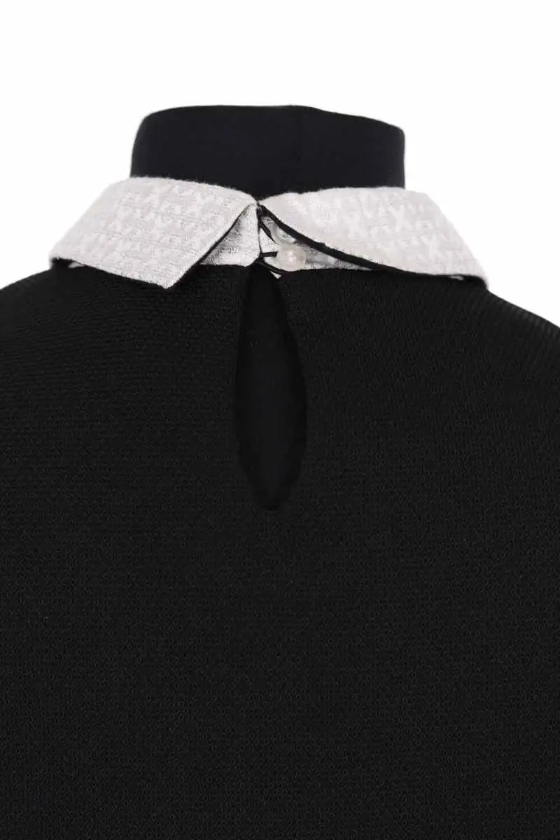 Robe Maje Noir en Synthétique
