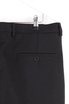 Pantalon droit Ami Noir en Synthétique