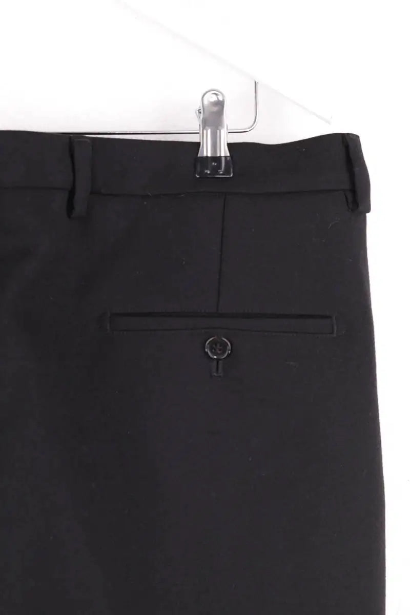 Pantalon droit Ami Noir en Synthétique