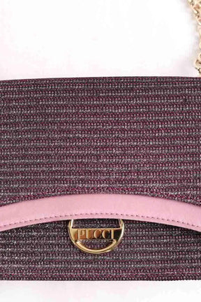 Mini sac Emilio Pucci Rose en Cuir