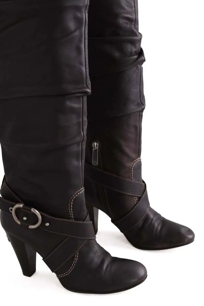 Bottes Bally Marron en Cuir