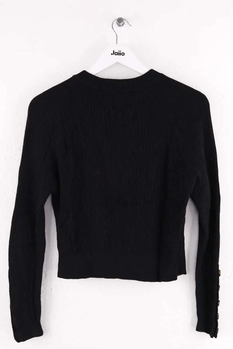 Pull Sézane Noir en Laine