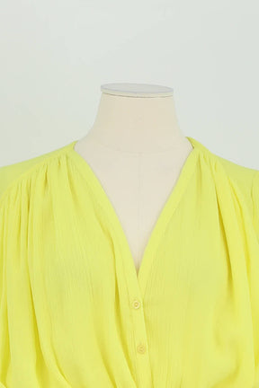 Robe Hotel Particulier  Jaune