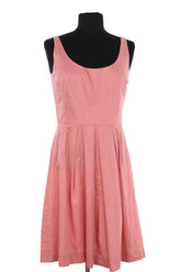 Robe Tara Jarmon Rose en Coton, taille M - Seconde Main
