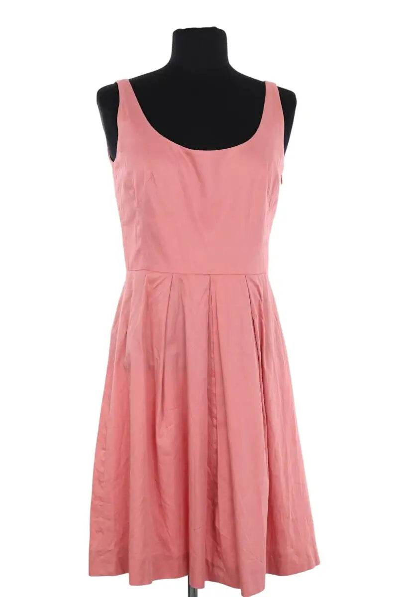 Robe Tara Jarmon Rose en Coton, taille M - Seconde Main