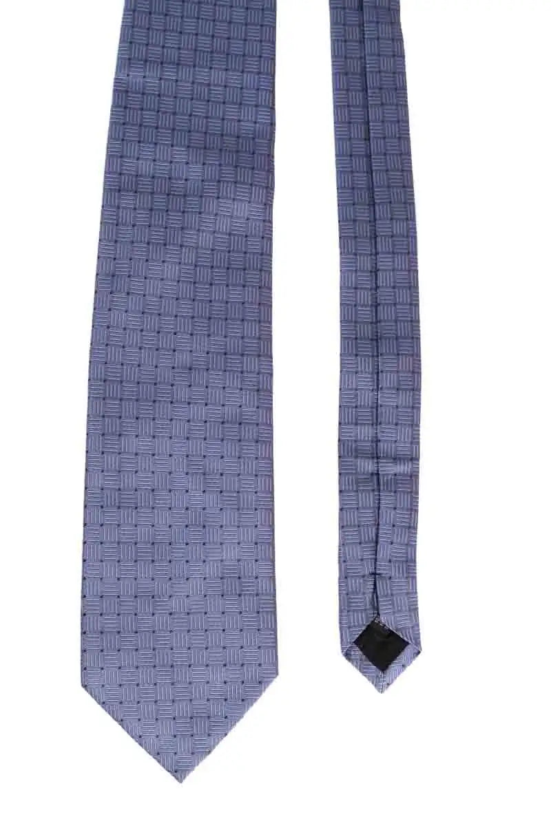 Cravate Azzaro Bleu en Soie