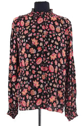 Blouse Des Petits Hauts Rose en Viscose, taille M - Seconde Main