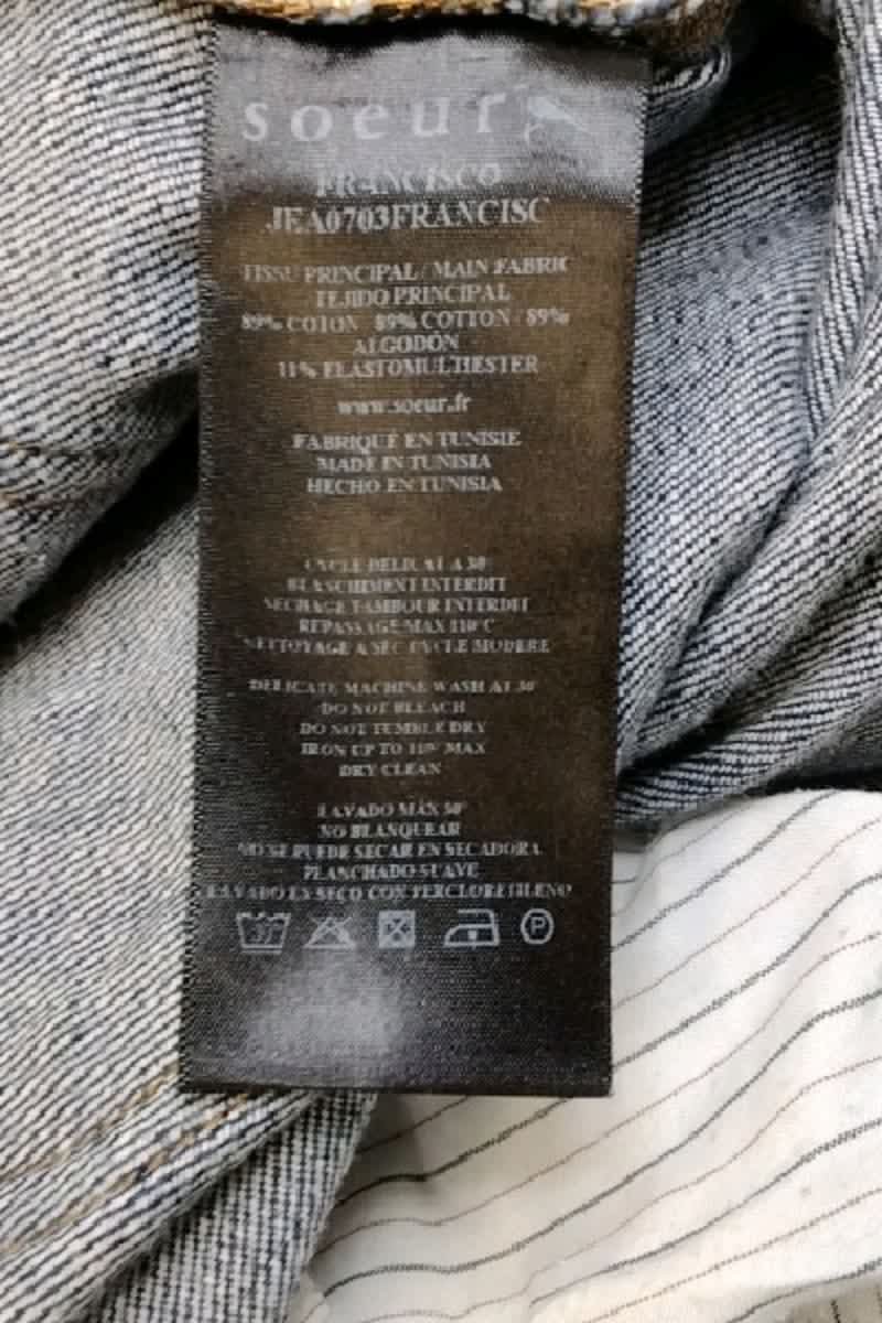 Jean bootcut Soeur  Bleu